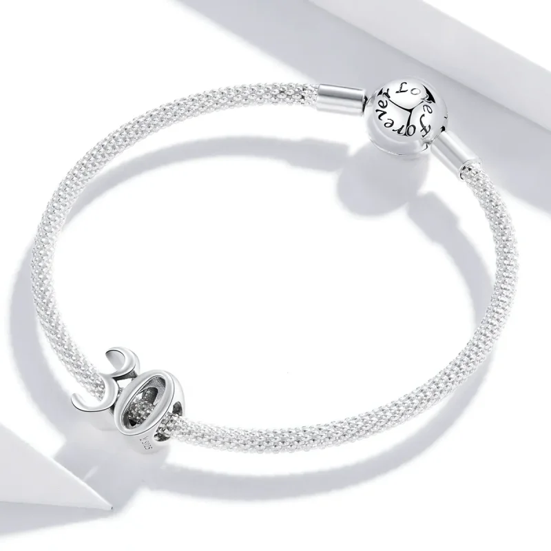 (imagine pentru) Pandora Style Argint Charm de 30 de Ani - SCC1622 - Vizualizare 3