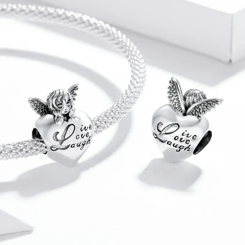 (imagine pentru) Pandora Style Charm de Argint Înger de Thanksgiving - SCC1633 - Vizualizare 4