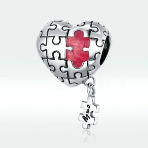 (imagine pentru) Pandora Style Charm de Argint pentru Autism - SCC1635