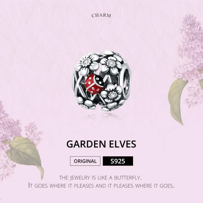 (imagine pentru) Pandora Style Elfii de Grădină din Argint Charm - SCC1641 - Vizualizare 6