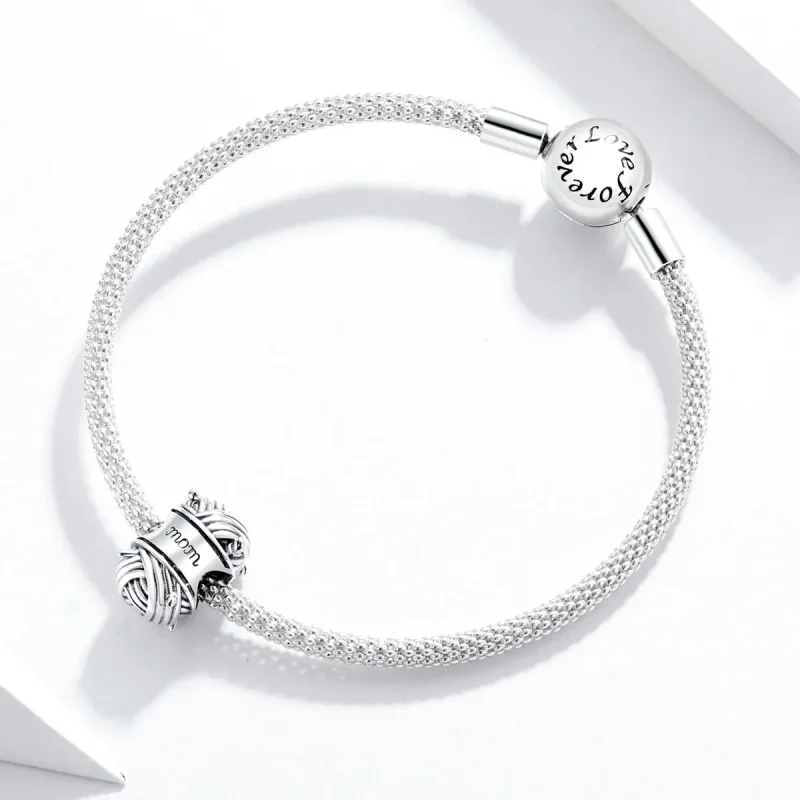 (imagine pentru) Pandora Style Charm de Minge de Fire Argintie - SCC1654 - Vizualizare 3
