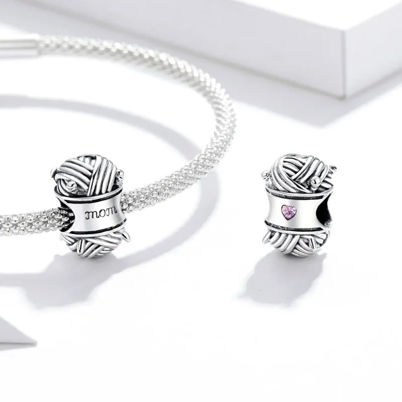(imagine pentru) Pandora Style Charm de Minge de Fire Argintie - SCC1654 - Vizualizare 4