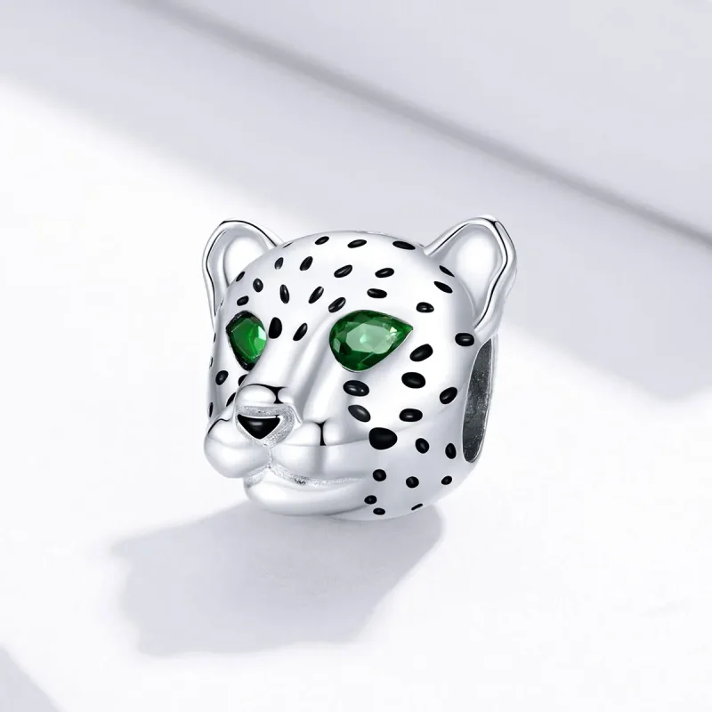 (imagine pentru) Pandora Style Charm Cap de Ghepard din Argint - SCC1675 - Vizualizare 2