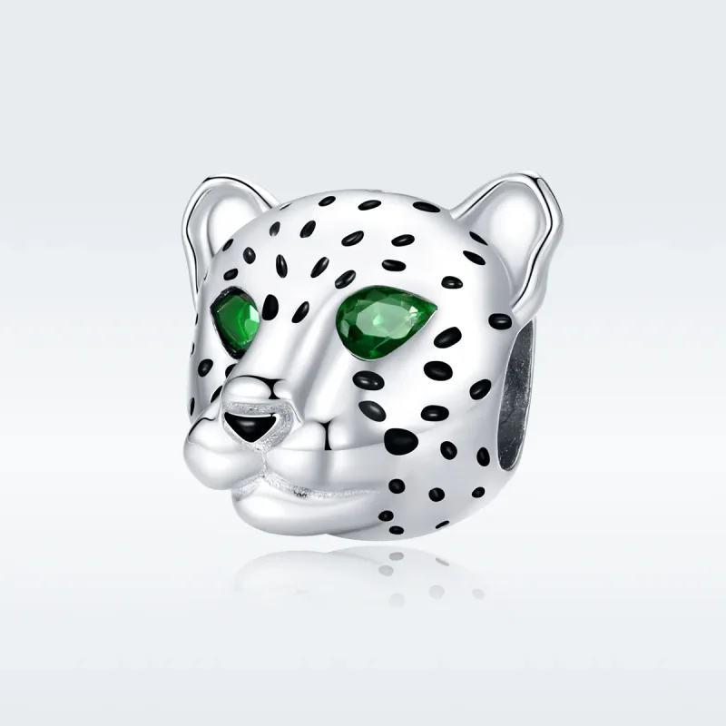(imagine pentru) Pandora Style Charm Cap de Ghepard din Argint - SCC1675 - Vizualizare 5