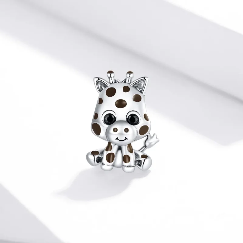 (imagine pentru) Pandora Style Charm de Argint cu Girafă Bebeluș - SCC1691 - Vizualizare 2