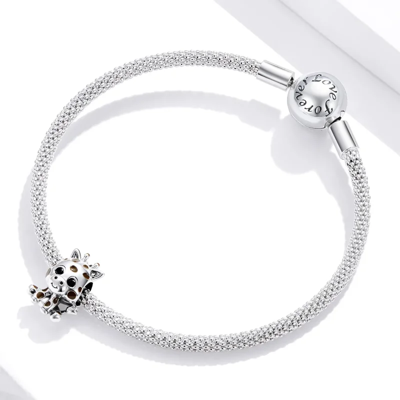 (imagine pentru) Pandora Style Charm de Argint cu Girafă Bebeluș - SCC1691 - Vizualizare 3