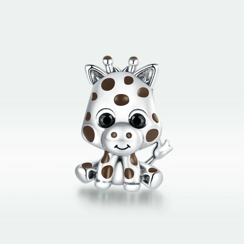 (imagine pentru) Pandora Style Charm de Argint cu Girafă Bebeluș - SCC1691 - Vizualizare 5
