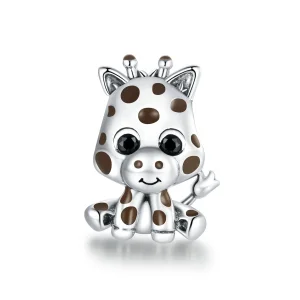 (imagine pentru) Pandora Style Charm de Argint cu Girafă Bebeluș - SCC1691