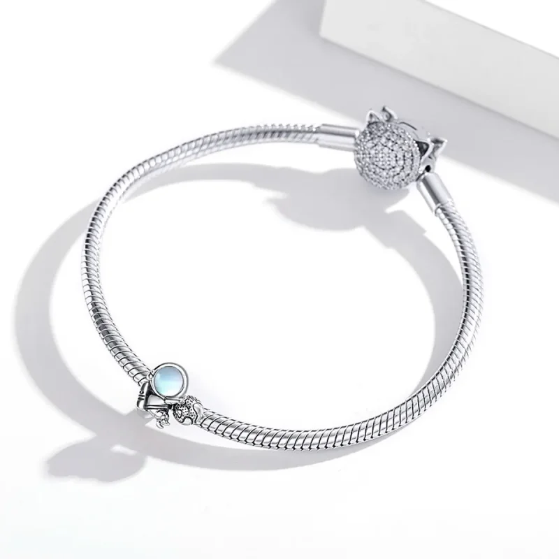 (imagine pentru) Pandora Style Charm de Argint Plimbare în Spațiu - SCC1694 - Vizualizare 3