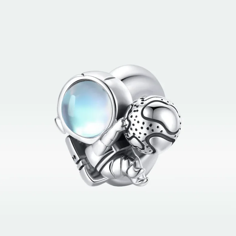 (imagine pentru) Pandora Style Charm de Argint Plimbare în Spațiu - SCC1694 - Vizualizare 5