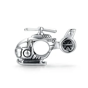 (imagine pentru) Pandora Style Mici Charm de Elicopter de Argint - SCC1699