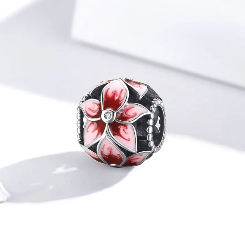 (imagine pentru) Pandora Style Charm de Argint cu Floare Înflorită - SCC1707 - Vizualizare 2