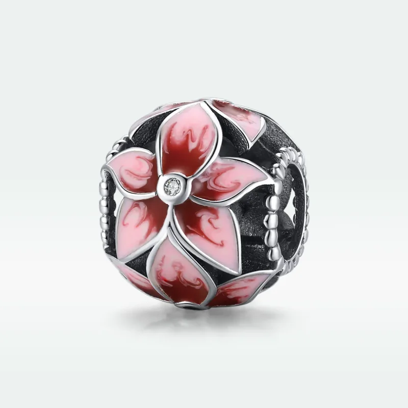 (imagine pentru) Pandora Style Charm de Argint cu Floare Înflorită - SCC1707 - Vizualizare 5