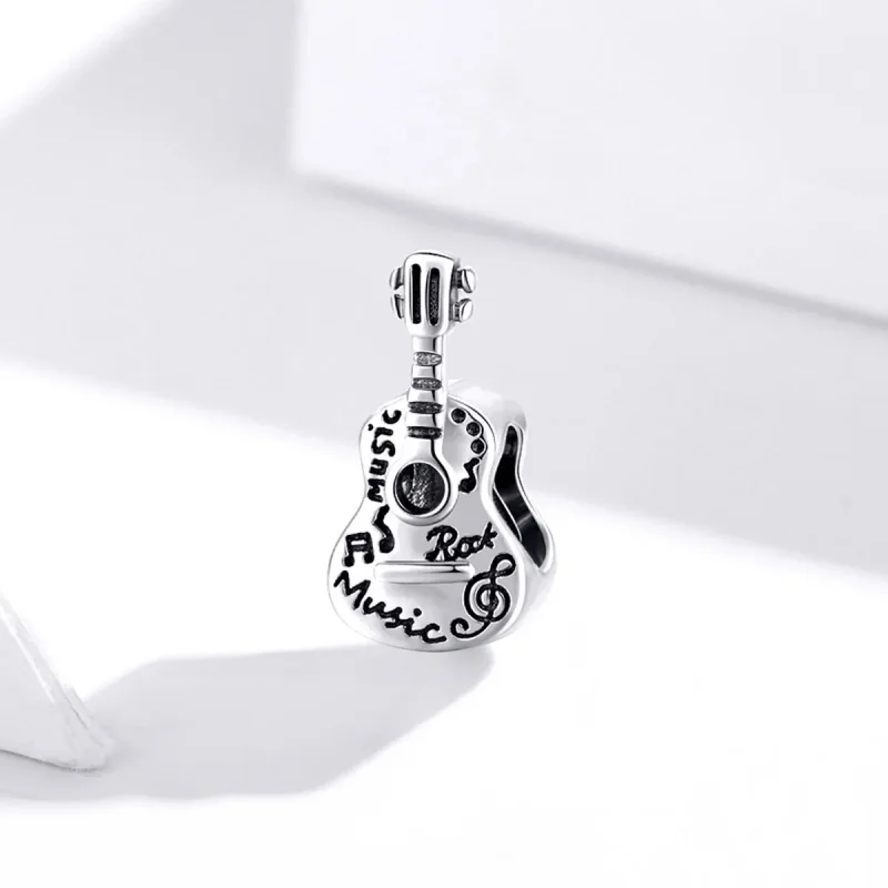 (imagine pentru) Pandora Style Charm de Argint Simplu cu Chitară - SCC1708 - Vizualizare 2