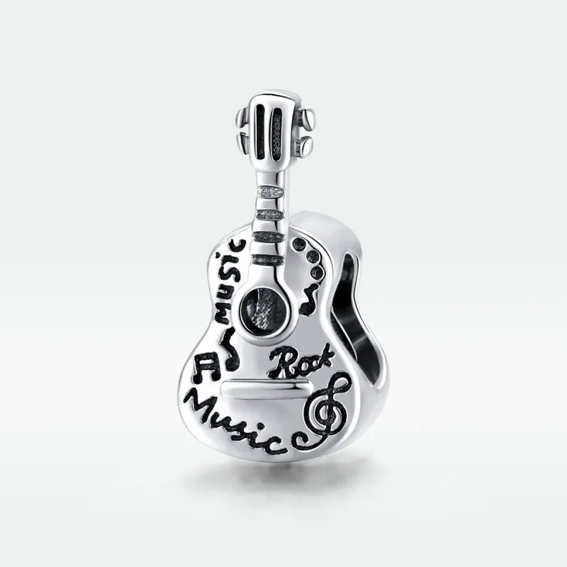 (imagine pentru) Pandora Style Charm de Argint Simplu cu Chitară - SCC1708 - Vizualizare 5