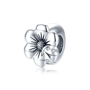 (imagine pentru) Pandora Style Charm de Argint cu Floare în Înflorire - SCC1722