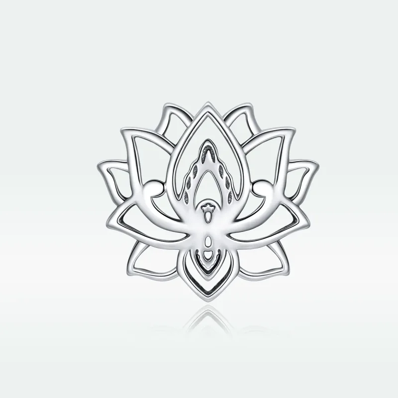 (imagine pentru) Pandora Style Charm de Argint Lotus înflorit - SCC1724 - Vizualizare 5