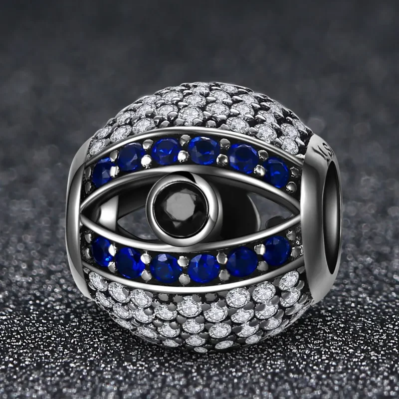 (imagine pentru) Pandora Style Charm de Argint cu Ochil Rău - SCC172 - Vizualizare 3
