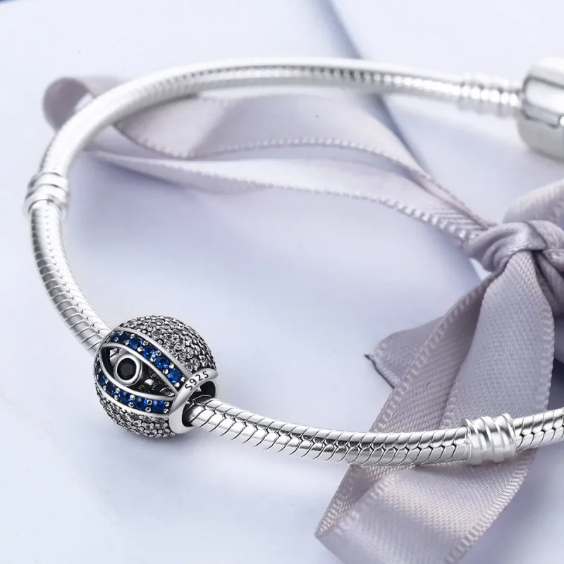 (imagine pentru) Pandora Style Charm de Argint cu Ochil Rău - SCC172 - Vizualizare 5