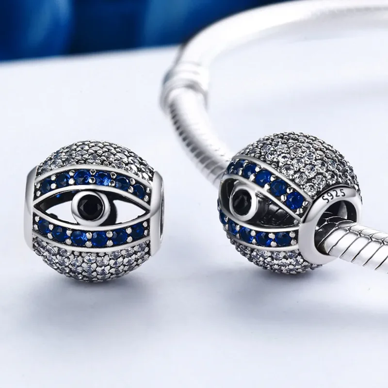 (imagine pentru) Pandora Style Charm de Argint cu Ochil Rău - SCC172 - Vizualizare 6