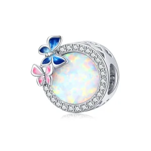 (imagine pentru) Pandora Style Fluturi de Argint în Charm de Primăvară - SCC1730