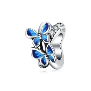 (imagine pentru) Pandora Style Charm de Argint cu Fluturi Zburători - SCC1731