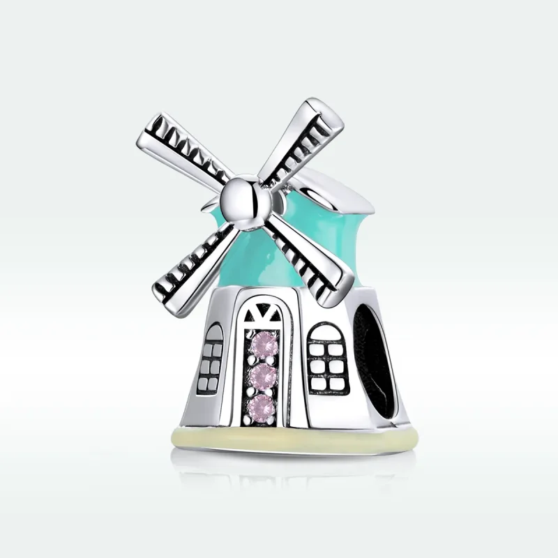 (imagine pentru) Pandora Style Charm de Moră de Vânt din Argint - SCC1739 - Vizualizare 5