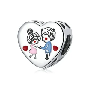 (imagine pentru) Pandora Style Charm de Argint pentru Cuplu - SCC1744