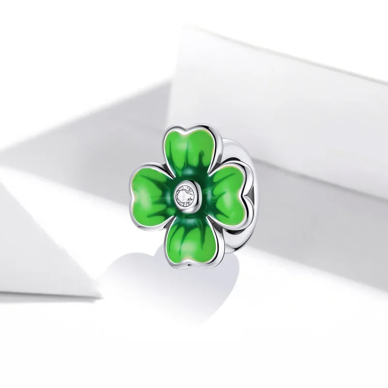 (imagine pentru) Pandora Style Charm de Argint cu Trifoi Norocos - SCC1749 - Vizualizare 2