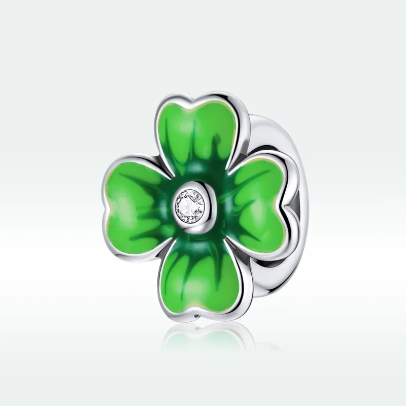 (imagine pentru) Pandora Style Charm de Argint cu Trifoi Norocos - SCC1749 - Vizualizare 5