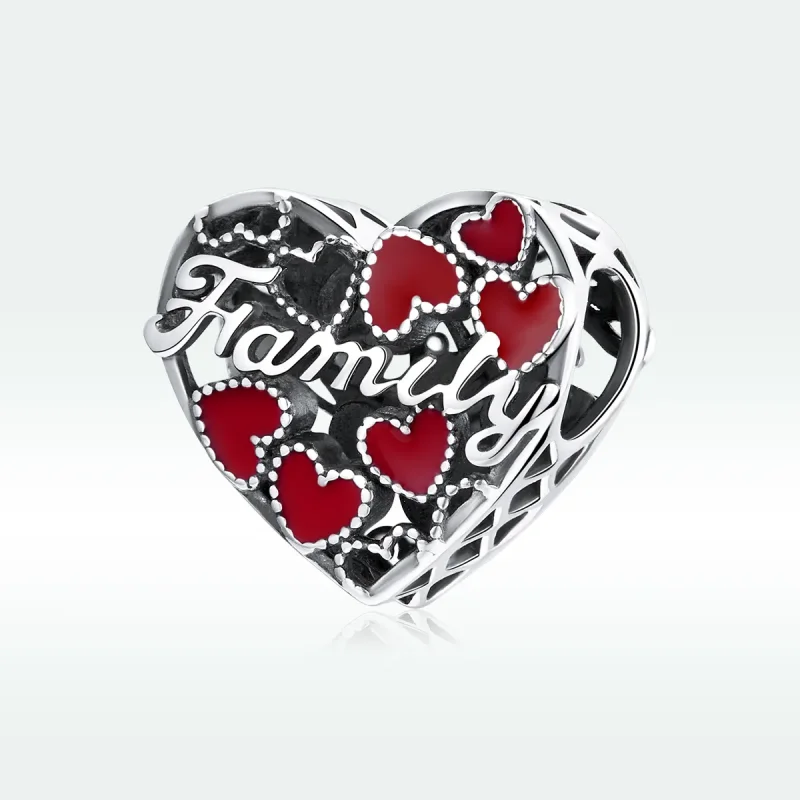 (imagine pentru) Pandora Style Charm de Argint cu Design Familial Cald - SCC1750 - Vizualizare 5