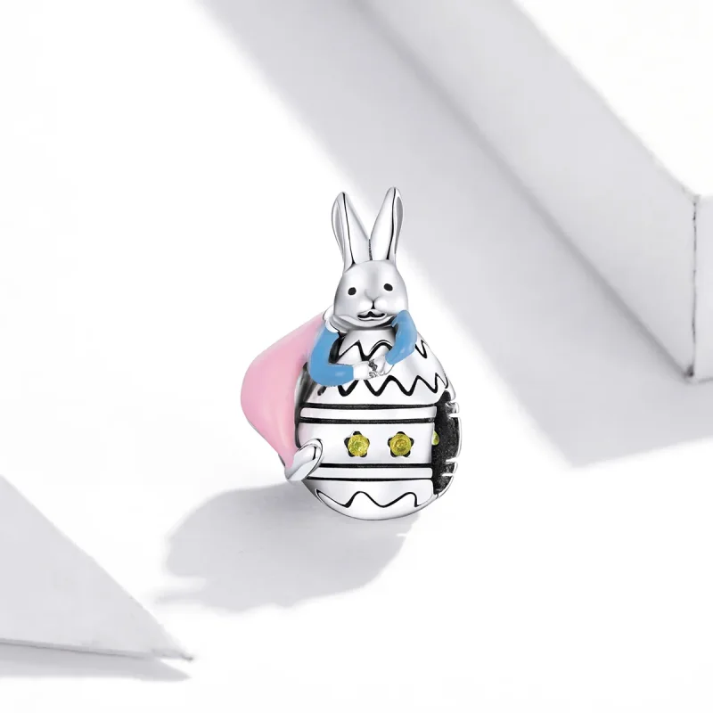 (imagine pentru) Pandora Style Charm de Argint cu Iepuraș - SCC1754 - Vizualizare 2