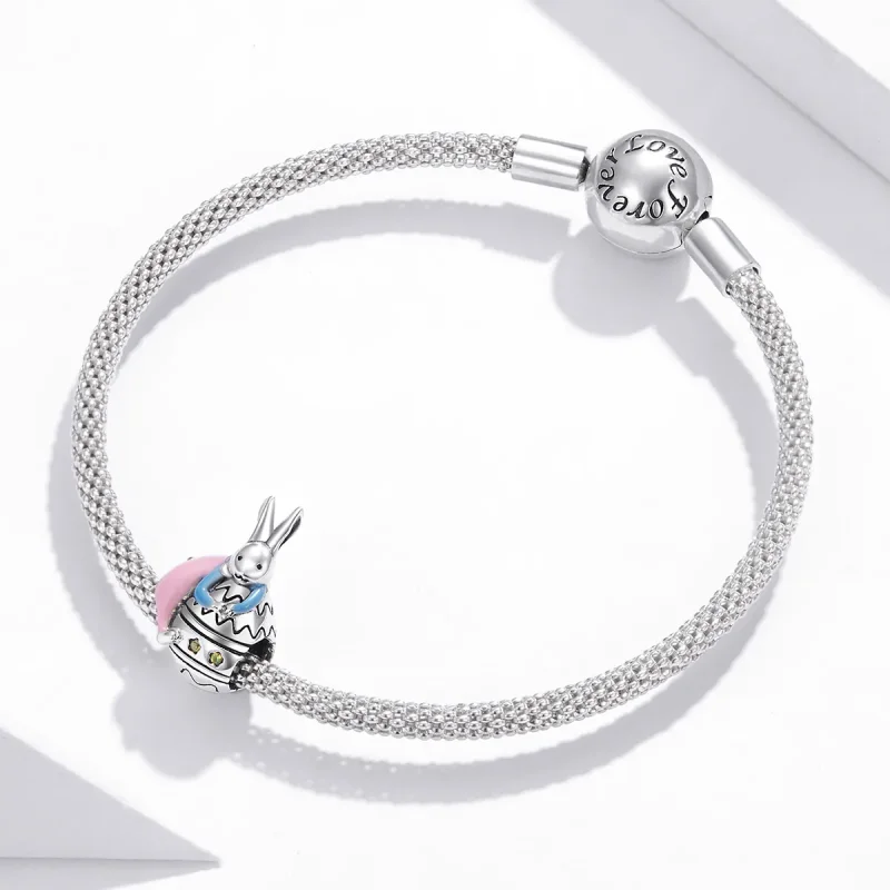 (imagine pentru) Pandora Style Charm de Argint cu Iepuraș - SCC1754 - Vizualizare 3