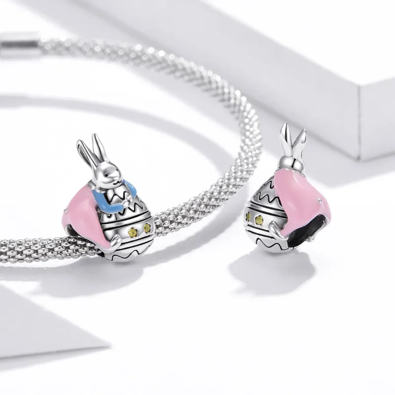 (imagine pentru) Pandora Style Charm de Argint cu Iepuraș - SCC1754 - Vizualizare 4