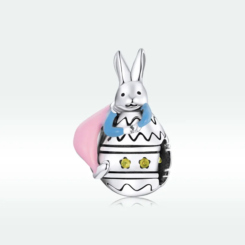 (imagine pentru) Pandora Style Charm de Argint cu Iepuraș - SCC1754 - Vizualizare 5