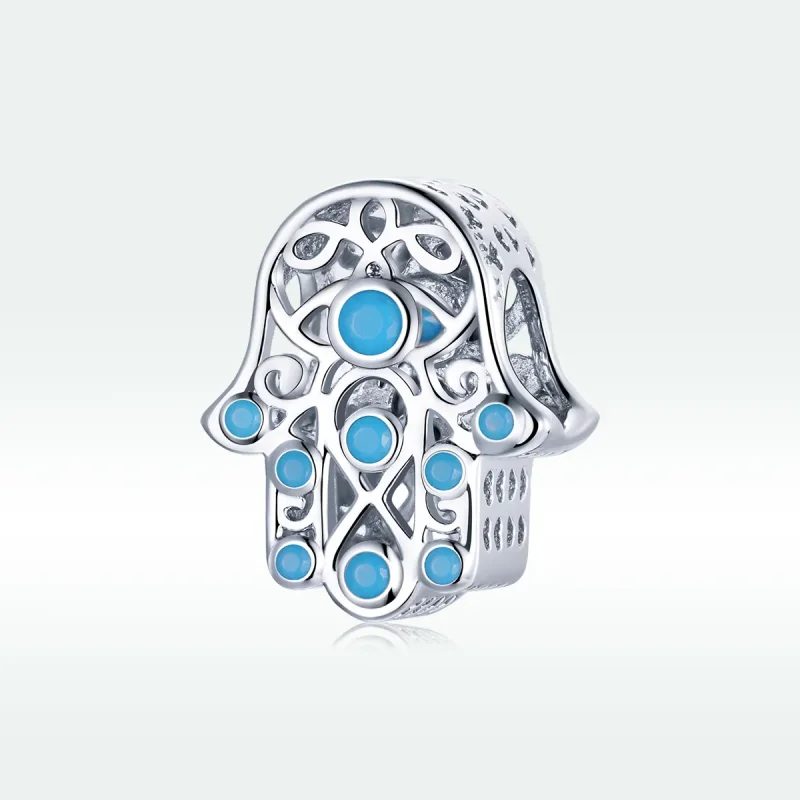 (imagine pentru) Pandora Style Charm de Argint cu Mâna Norocoasă - SCC1757 - Vizualizare 5