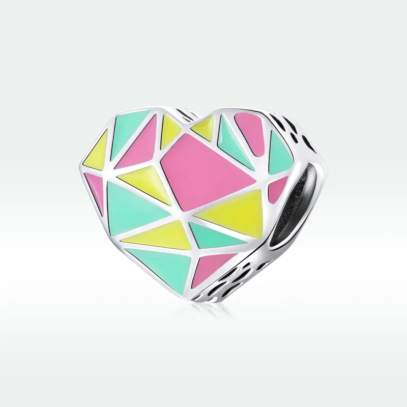 (imagine pentru) Pandora Style Charm cu Modele Geometrice din Argint - SCC1761 - Vizualizare 5