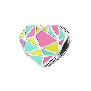 Pandora Style Charm cu Modele Geometrice din Argint - SCC1761 (imagine pentru) Pandora Style Charm cu Modele Geometrice din Argint - SCC1761