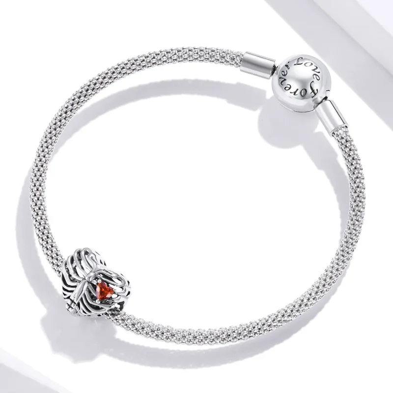(imagine pentru) Pandora Style Inimă Care Bate din Argint - SCC1764 - Vizualizare 3