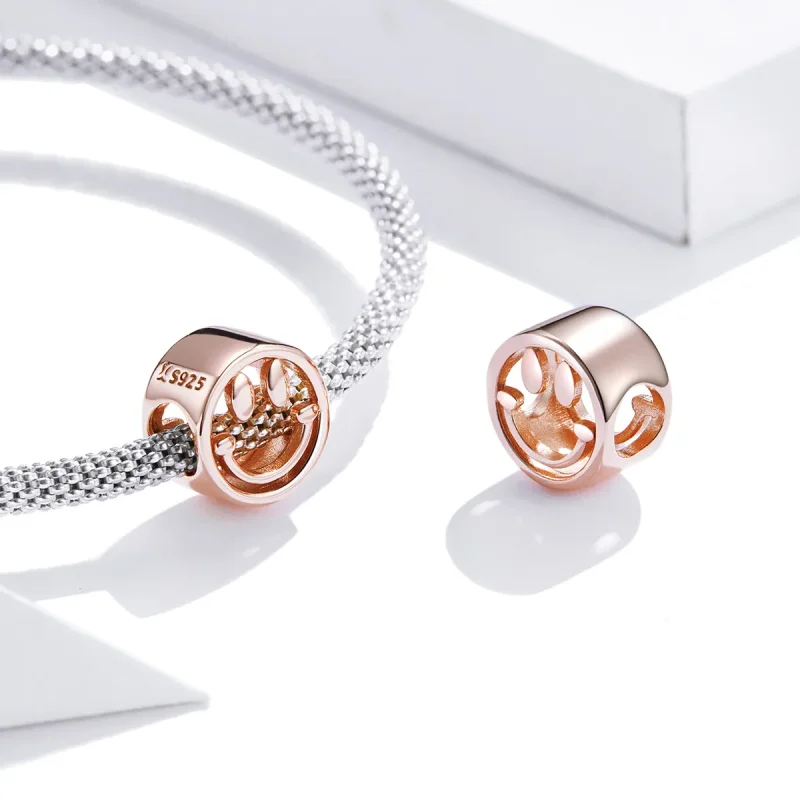 (imagine pentru) Pandora Style Charm Noroc Zâmbet Auriu Roz - SCC1787 - Vizualizare 4