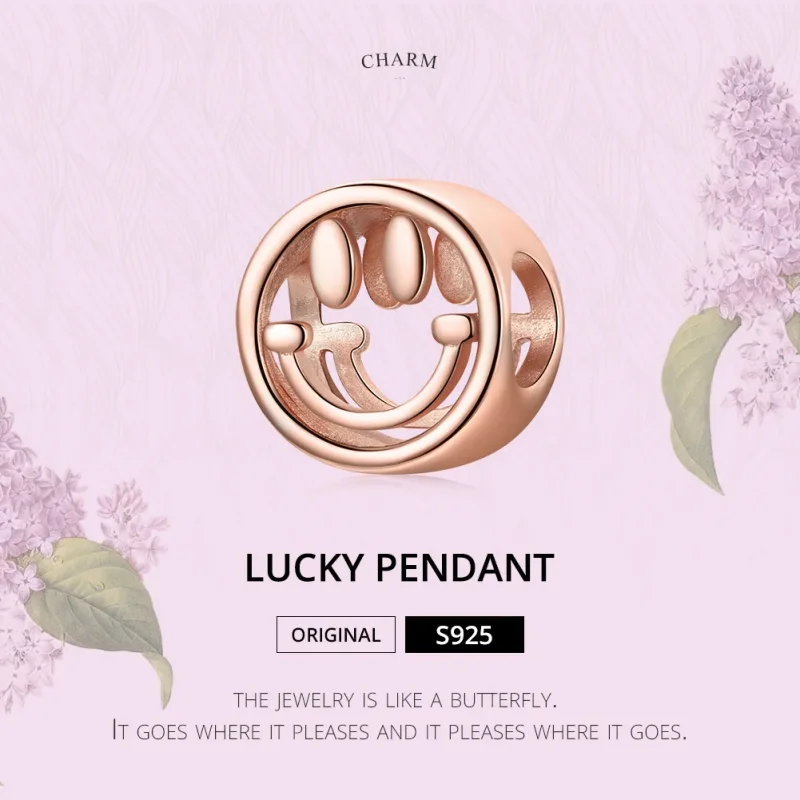 (imagine pentru) Pandora Style Charm Noroc Zâmbet Auriu Roz - SCC1787 - Vizualizare 6
