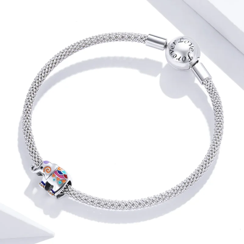 (imagine pentru) Pandora Style Charm de Elefant Norocos din Argint - SCC1790 - Vizualizare 3