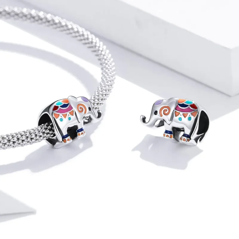 (imagine pentru) Pandora Style Charm de Elefant Norocos din Argint - SCC1790 - Vizualizare 4