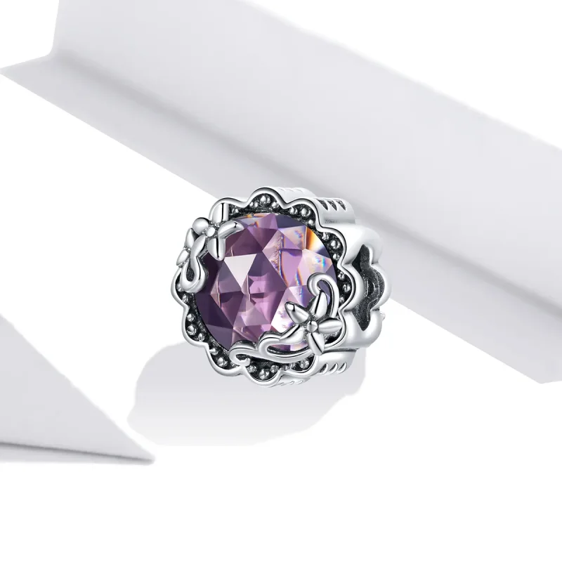 (imagine pentru) Pandora Stil Charm cu Model Ametist Argint - SCC1796 - Vizualizare 2