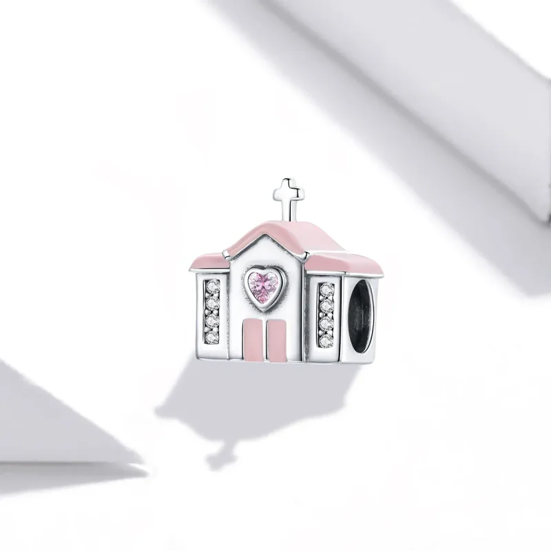 (imagine pentru) Pandora Style Charm de Biserică din Argint - SCC1810 - Vizualizare 2