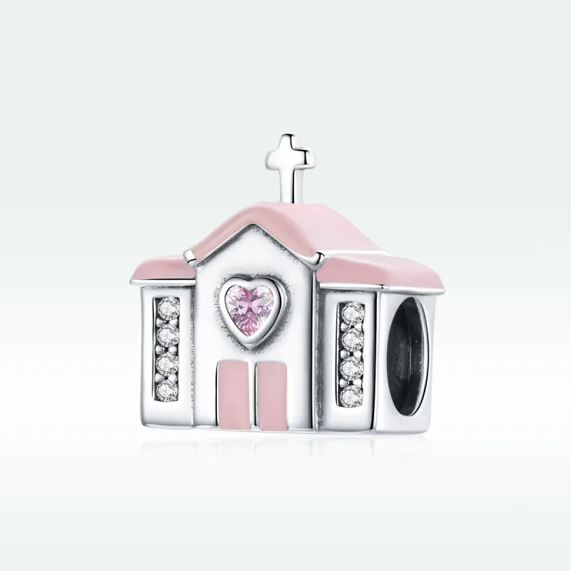 (imagine pentru) Pandora Style Charm de Biserică din Argint - SCC1810 - Vizualizare 5
