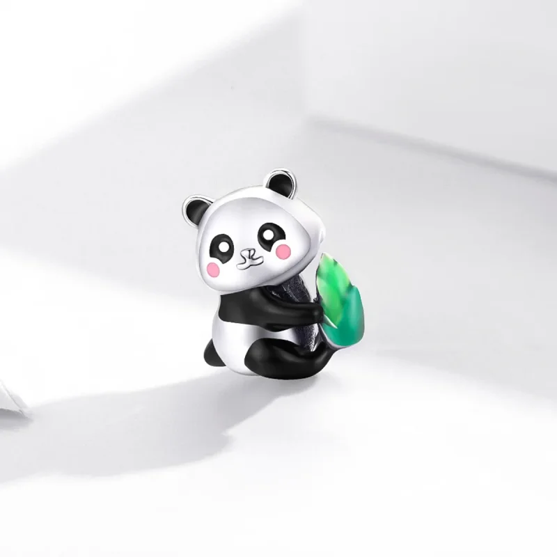 (imagine pentru) Pandora Style Charm de Argint cu un Pui de Panda Adorabil - SCC1832 - Vizualizare 2