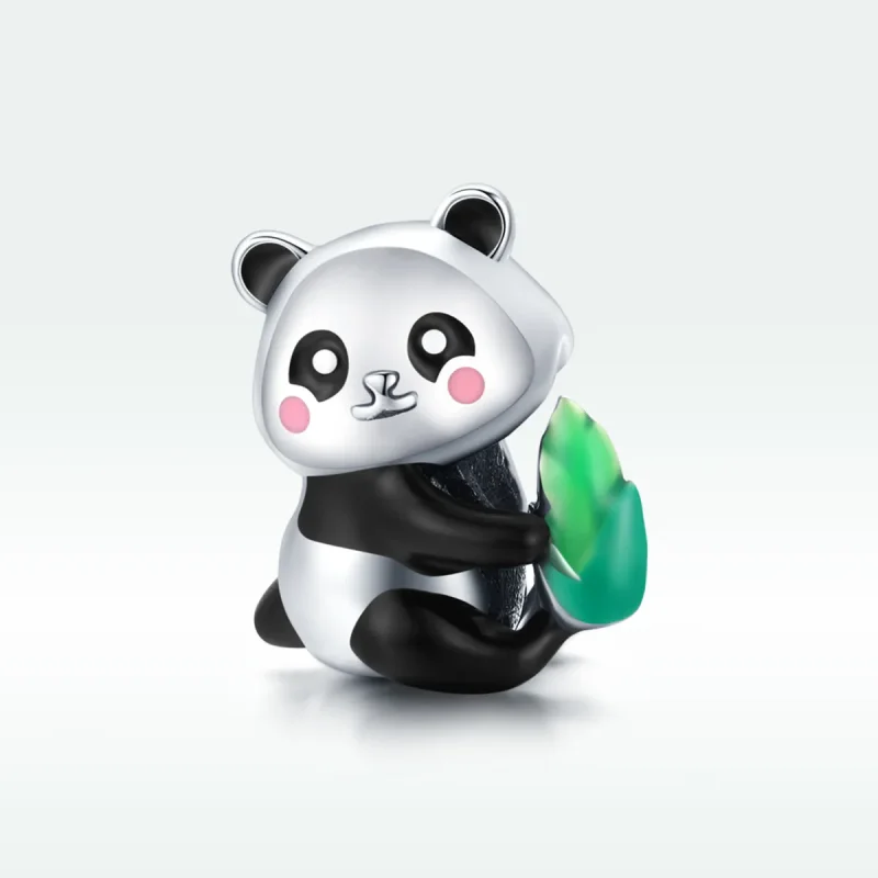 (imagine pentru) Pandora Style Charm de Argint cu un Pui de Panda Adorabil - SCC1832 - Vizualizare 5