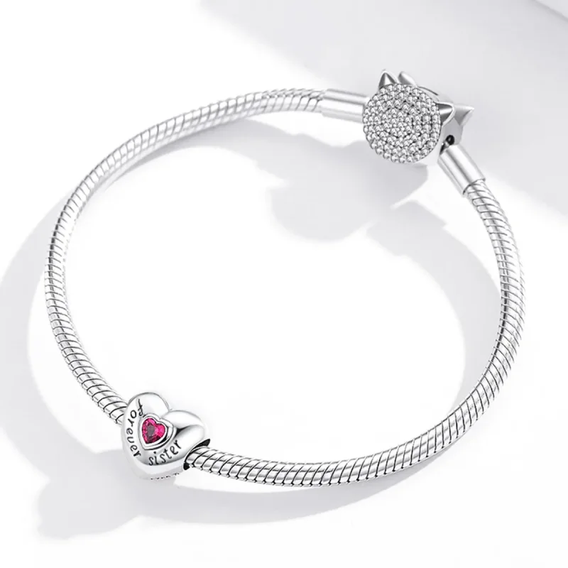 (imagine pentru) Pandora Style Argint Charm Dragoste Veșnică - SCC1835 - Vizualizare 3