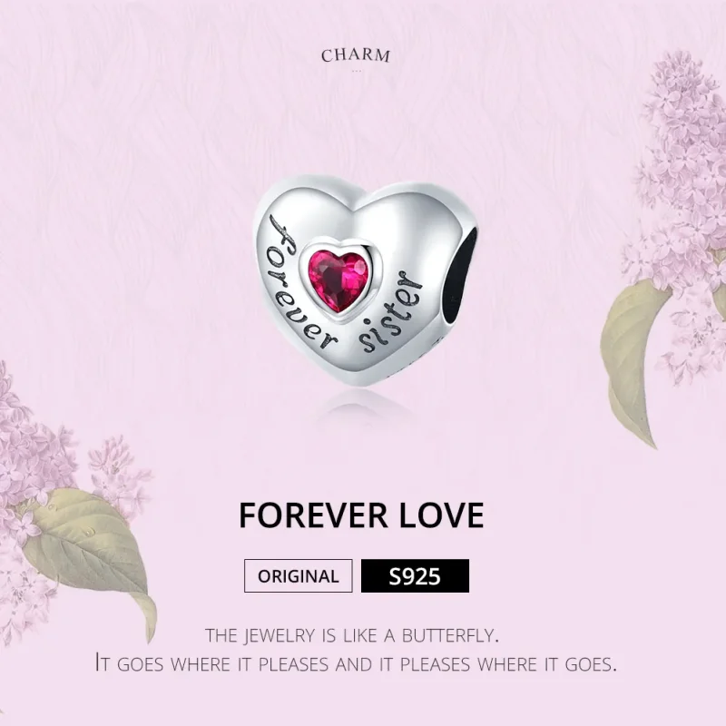 (imagine pentru) Pandora Style Argint Charm Dragoste Veșnică - SCC1835 - Vizualizare 6